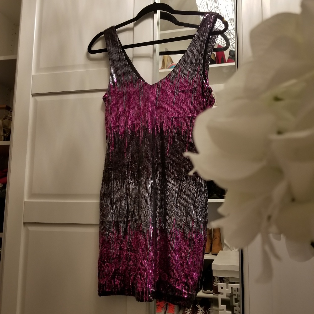 Sequin mini dress